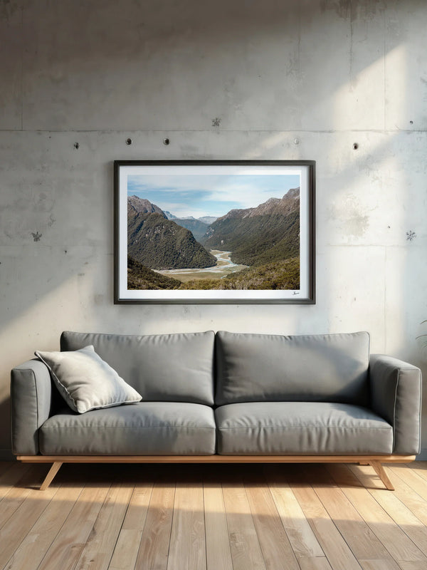 Routeburn Flats 02 – New Zealand Wall Art Print