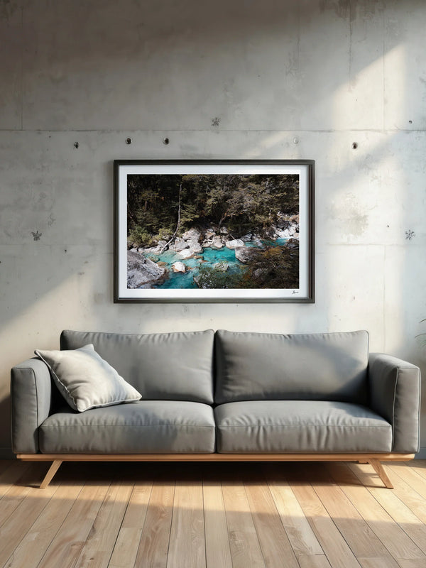 Routeburn River – New Zealand Wall Art Print