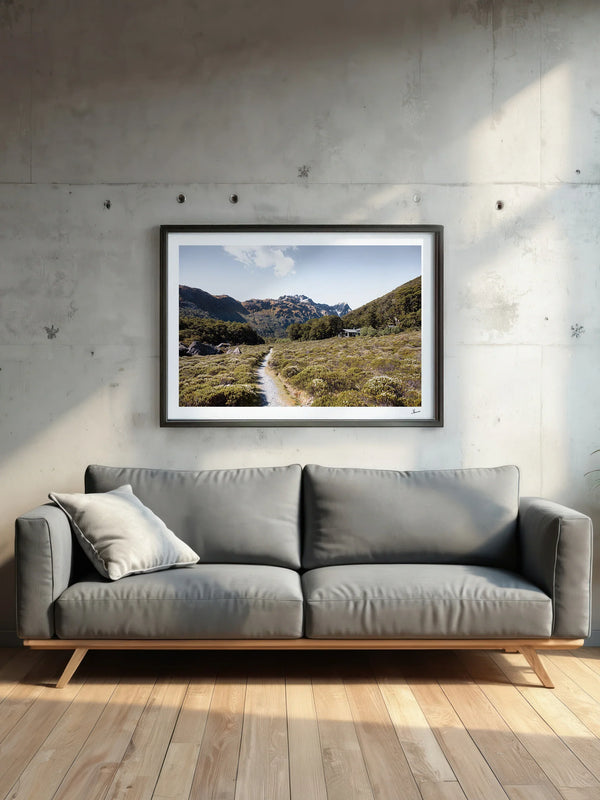 Arriving at Mackenzie Lodge – New Zealand Wall Art Print