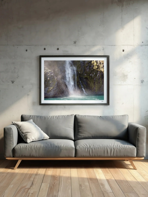 Stirling Falls 03 – Milford Sound New Zealand Wall Art Print