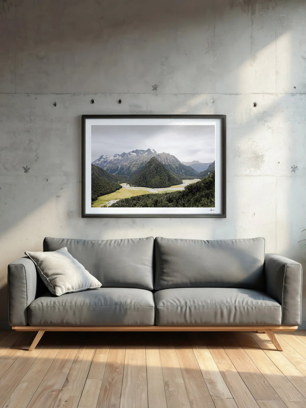 Routeburn Flats 01 – New Zealand Wall Art Print