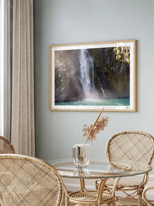 Stirling Falls 03 – Milford Sound New Zealand Wall Art Print