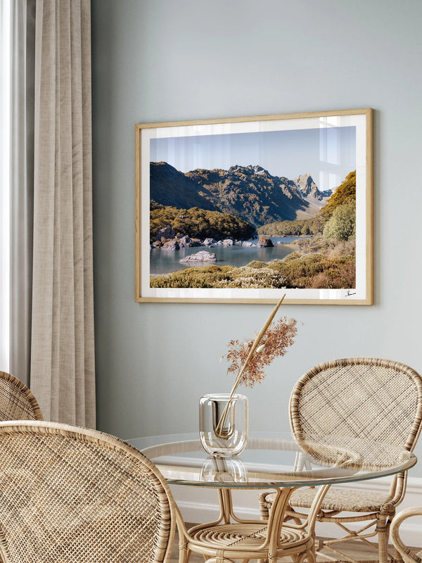 Lake Mackenzie – New Zealand Wall Art Print