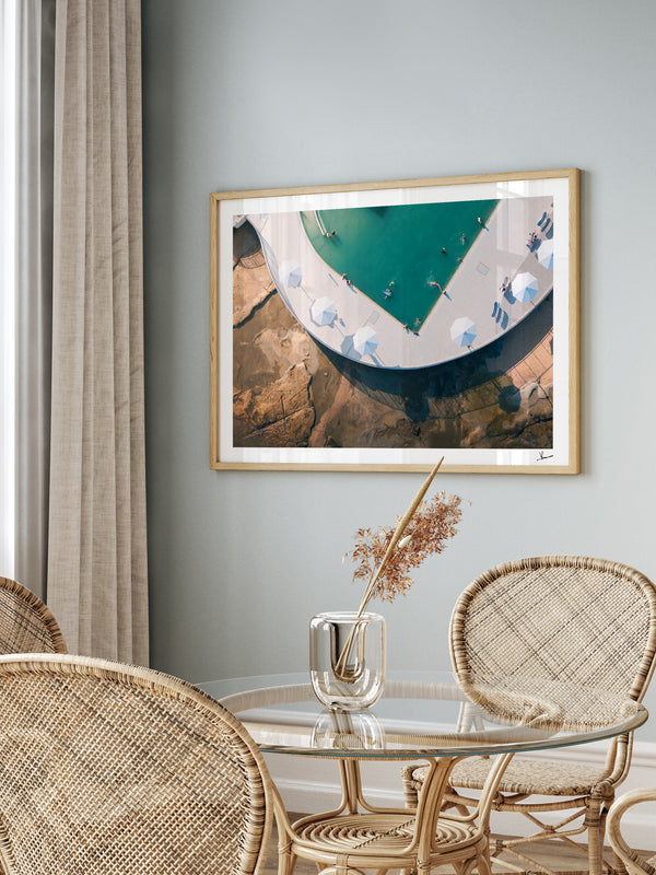 Kings Beach Pool 02 – Sunshine Coast Wall Art Print