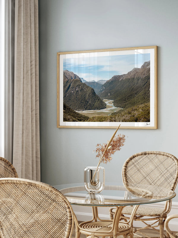 Routeburn Flats 02 – New Zealand Wall Art Print