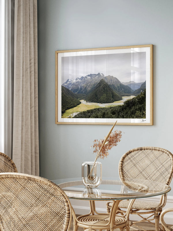 Routeburn Flats 01 – New Zealand Wall Art Print