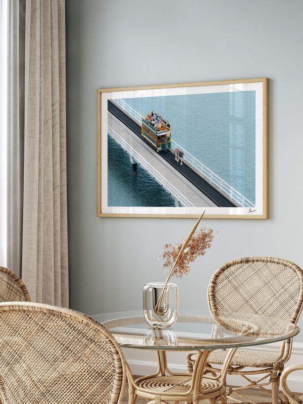 Victor Harbor Horse Drawn Tramway – South Australia Wall Art Print