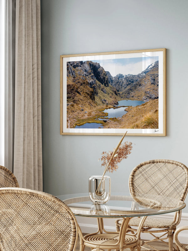 Harris Saddle Pass 01 – New Zealand Wall Art Print
