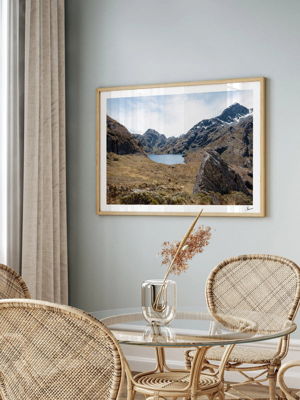 Lake Harris 01 – New Zealand Wall Art Print