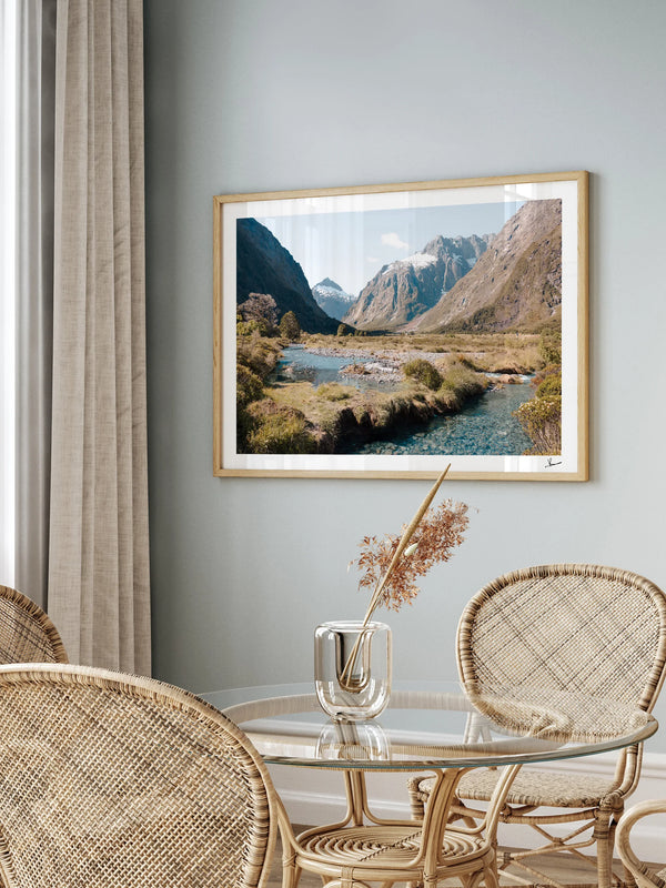 Fiordland Valley 02 – New Zealand Wall Art Print