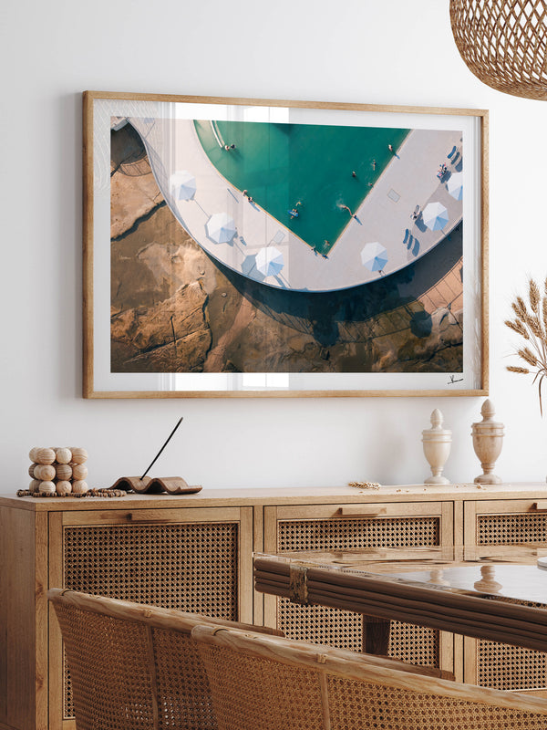 Kings Beach Pool 02 – Sunshine Coast Wall Art Print