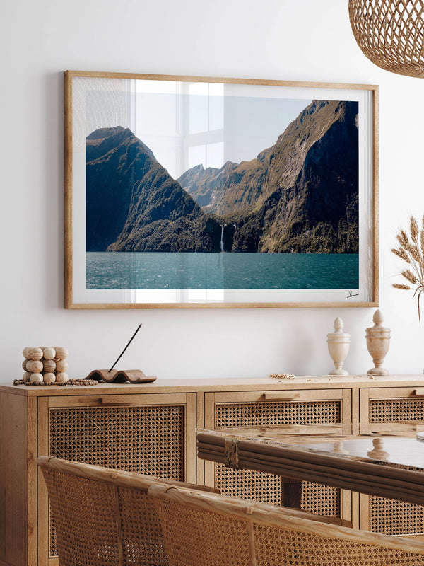 Stirling Falls 01 – Milford Sound New Zealand Wall Art Print