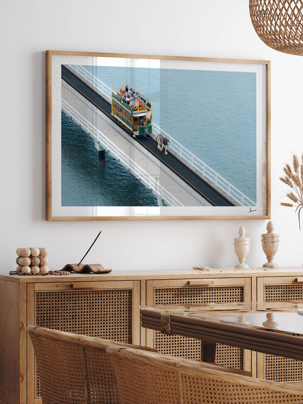 Victor Harbor Horse Drawn Tramway – South Australia Wall Art Print
