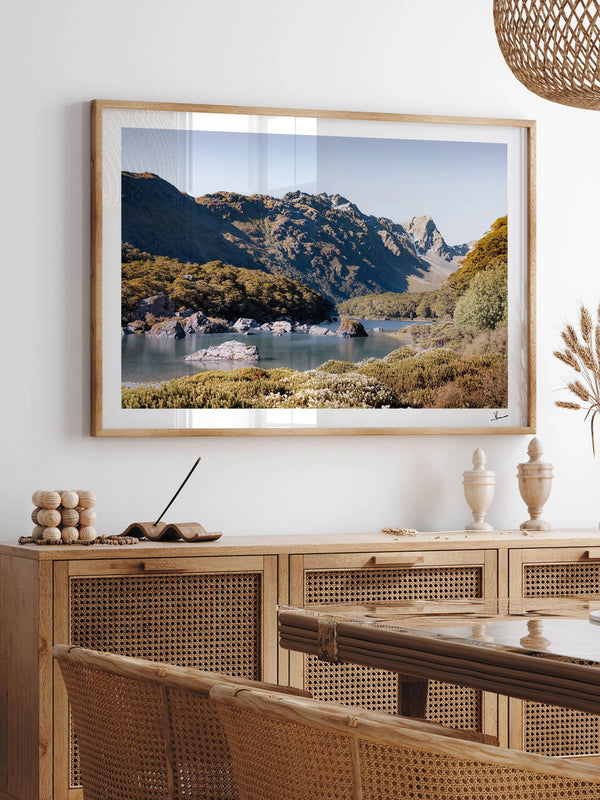 Lake Mackenzie – New Zealand Wall Art Print