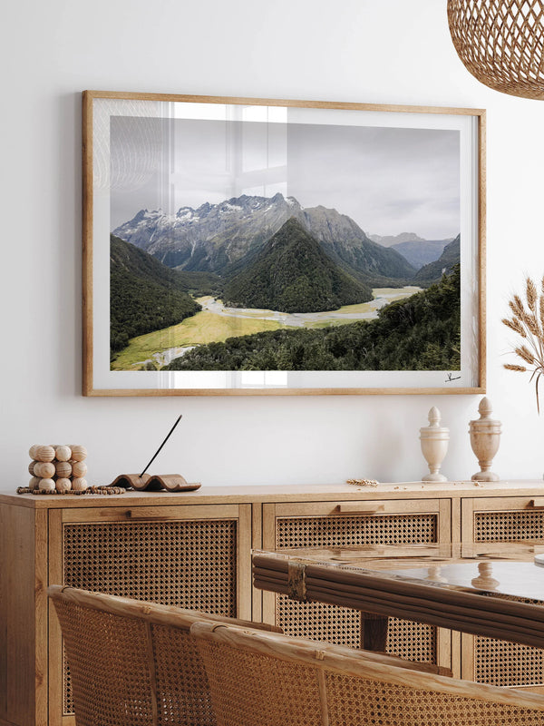 Routeburn Flats 01 – New Zealand Wall Art Print