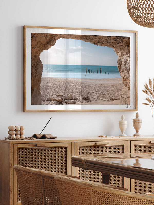 Port Willunga Jetty Pylons 01 – South Australia Wall Art Print