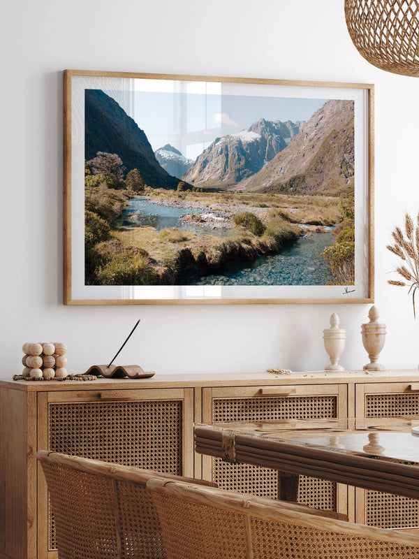 Fiordland Valley 02 – New Zealand Wall Art Print