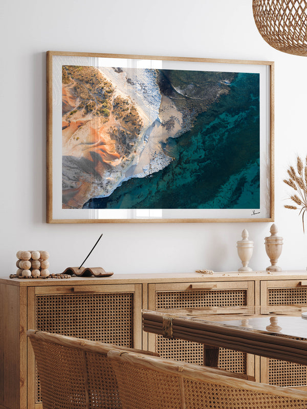 Ochre & Ocean – South Australia Wall Art Print