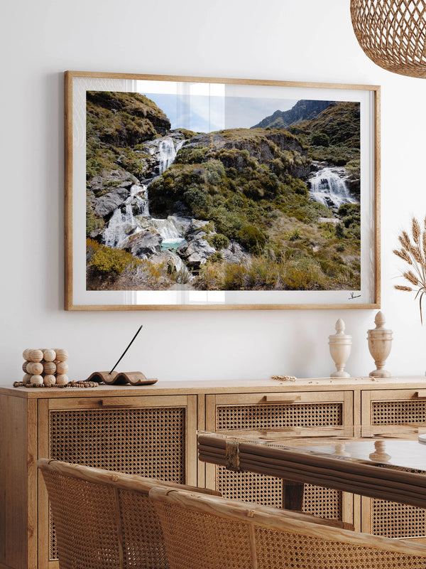 Routeburn Falls – New Zealand Wall Art Print