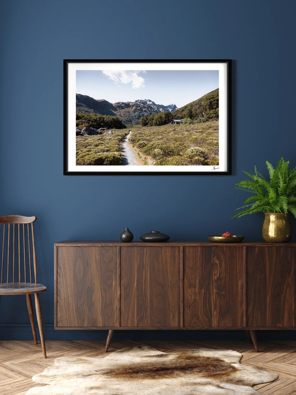 Arriving at Mackenzie Lodge – New Zealand Wall Art Print
