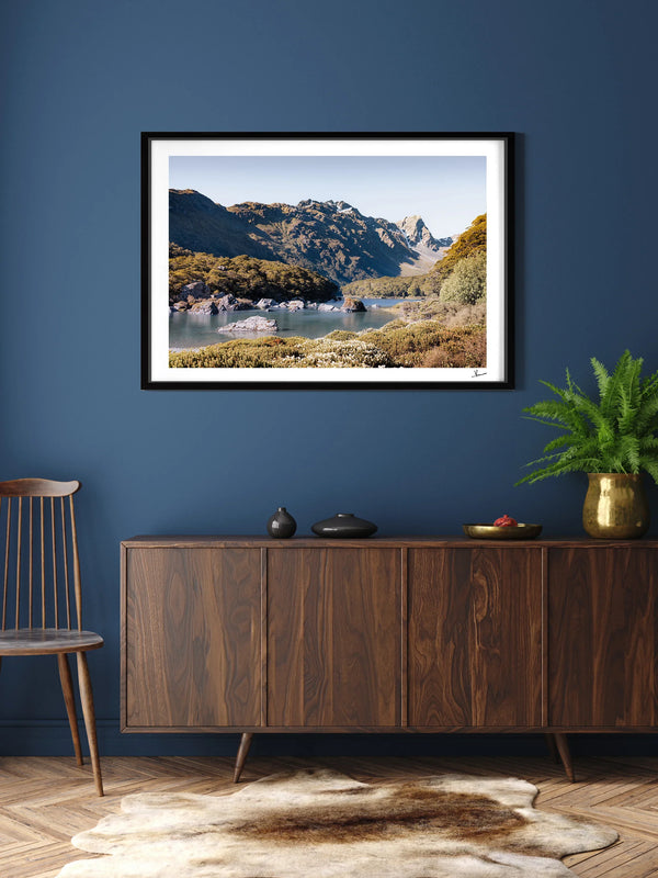 Lake Mackenzie – New Zealand Wall Art Print