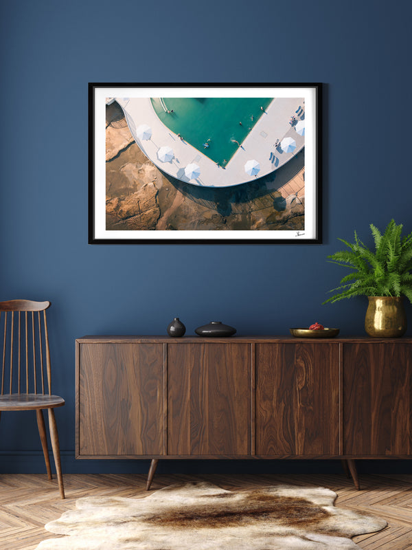 Kings Beach Pool 02 – Sunshine Coast Wall Art Print