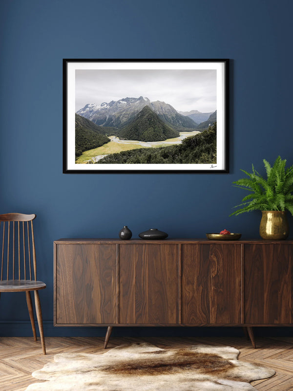Routeburn Flats 01 – New Zealand Wall Art Print