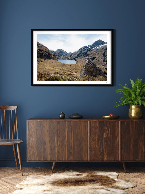 Lake Harris 01 – New Zealand Wall Art Print