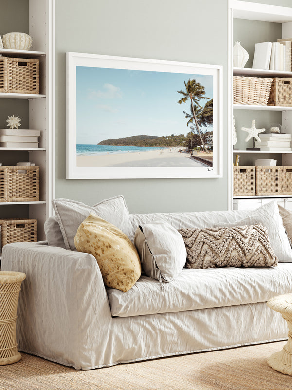 Noosa Main Beach 01 – Sunshine Coast Wall Art Print