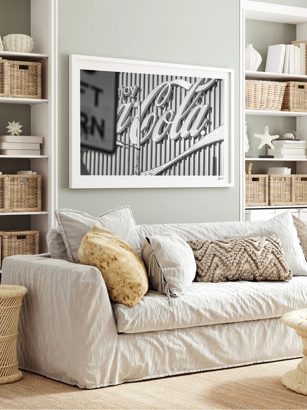 Coke Sign 02 - Wall Art Print