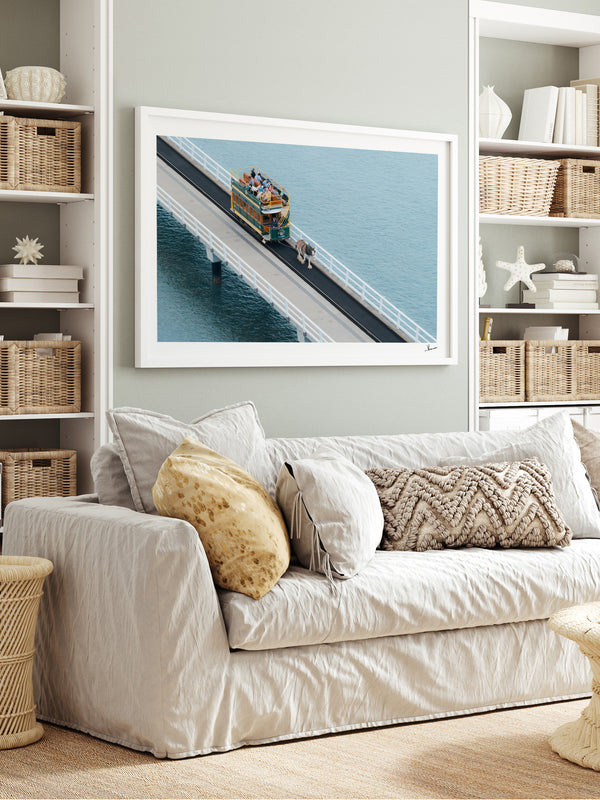 Victor Harbor Horse Drawn Tramway – South Australia Wall Art Print