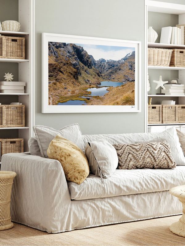 Harris Saddle Pass 01 – New Zealand Wall Art Print