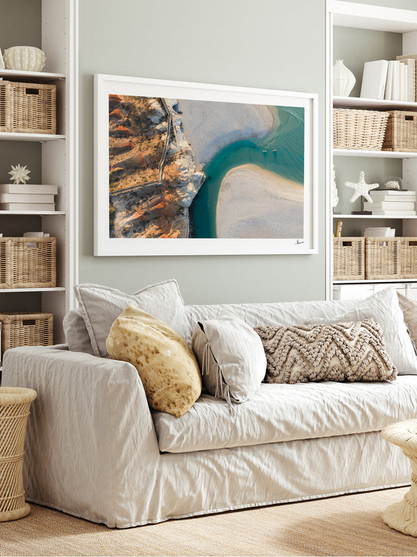 Onkaparinga River Mouth – South Australia Wall Art Print