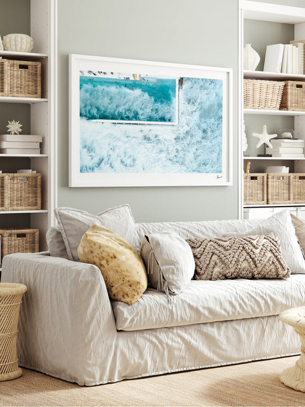 Bondi Icebergs Wipe Out 03 - Wall Art Print