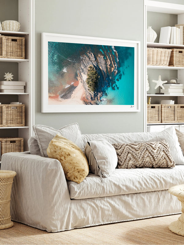 Hedgehog Island 01 (Seal Rocks) - Wall Art Print