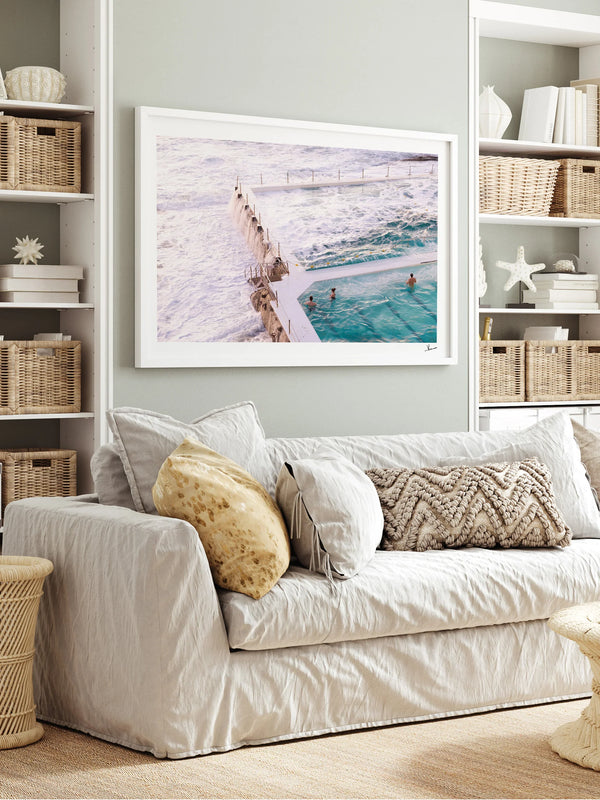 Bondi Bubble Bath – Bondi Beach Wall Art Print