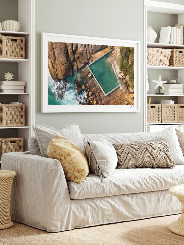 Whale Beach Rock Pool 02 - Northern Beaches Wall Art Print