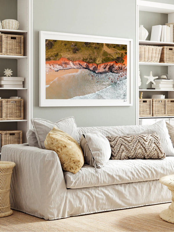 Red Cliff 03 - Wall Art Print