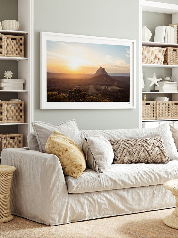 Glass House Mountains 02 - Wall Art Print