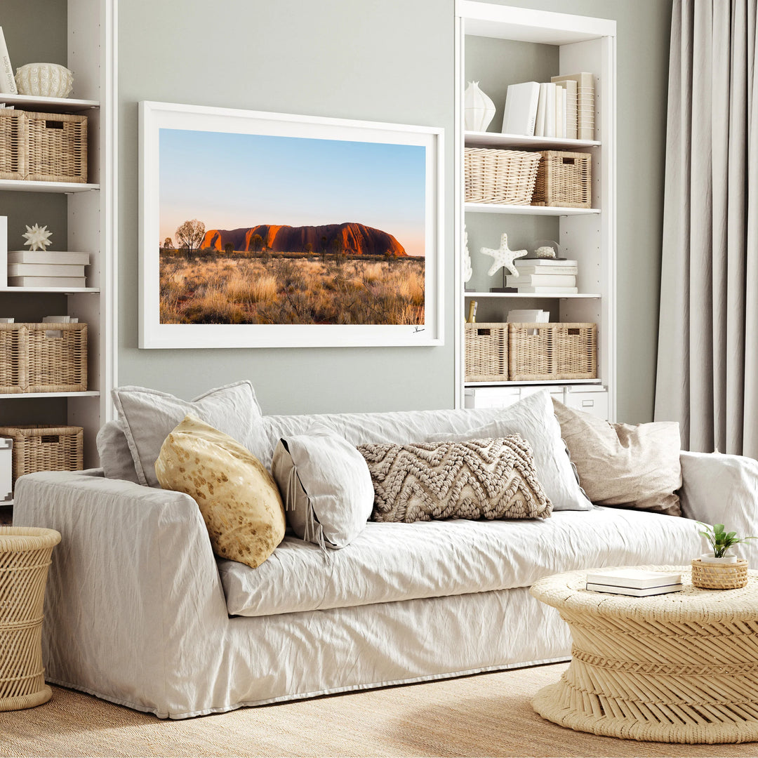 Uluru Sunrise 01 - Australian Wall Art Print