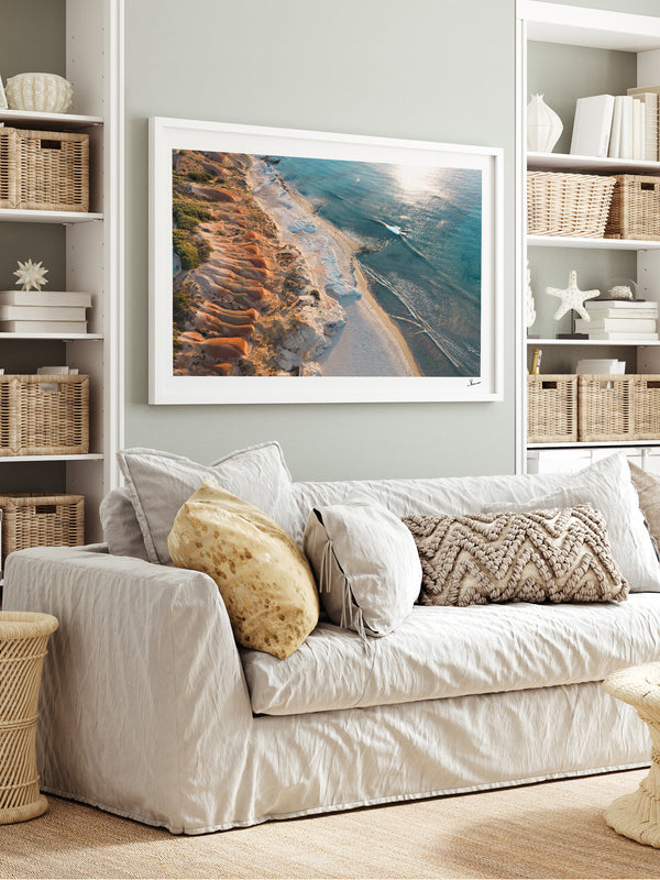 Golden Contours – South Australia Wall Art Print