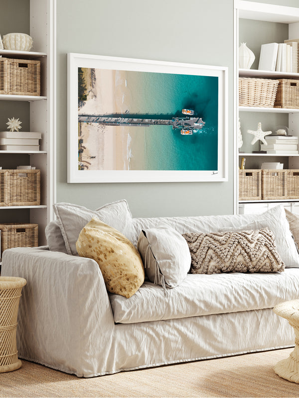 Moreton Jetty 02 - Moreton Island Wall Art Print