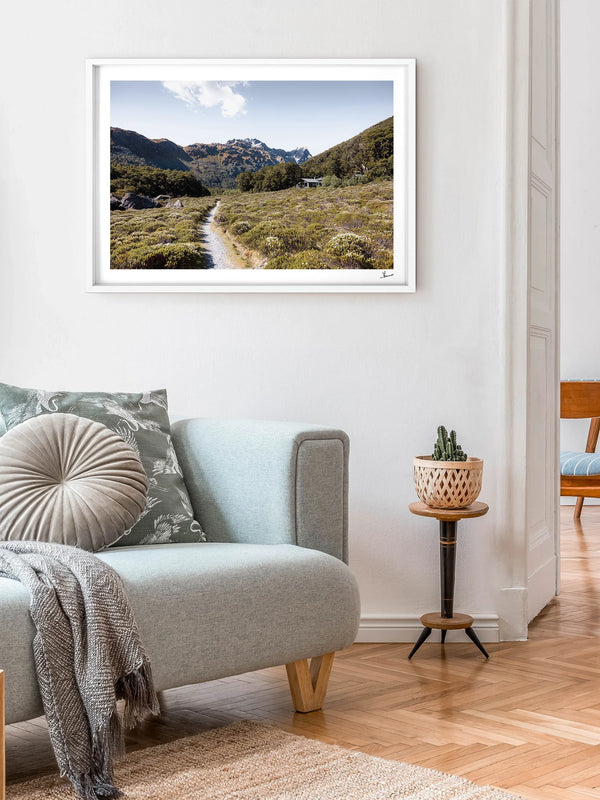 Arriving at Mackenzie Lodge – New Zealand Wall Art Print