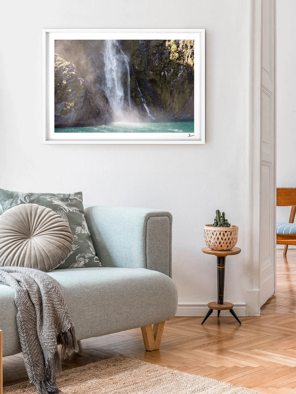 Stirling Falls 03 – Milford Sound New Zealand Wall Art Print