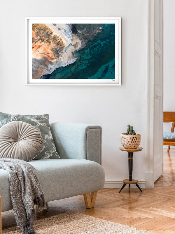 Ochre & Ocean – South Australia Wall Art Print