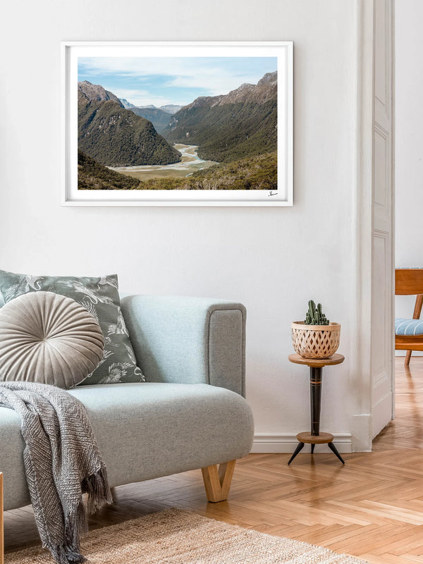 Routeburn Flats 02 – New Zealand Wall Art Print