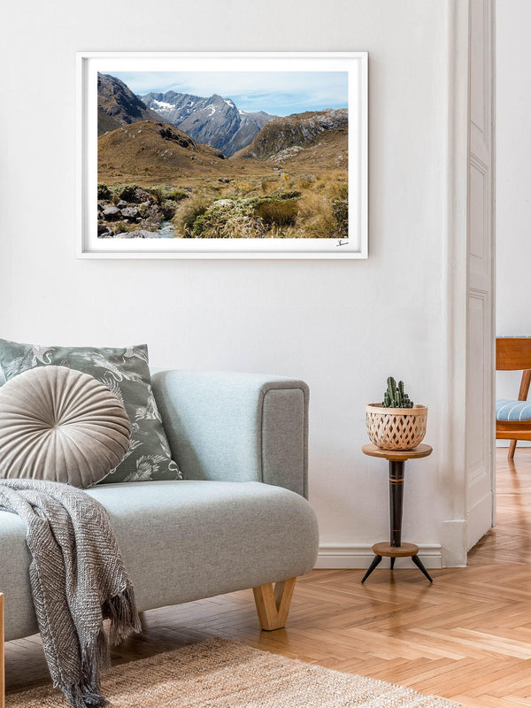 Harris Saddle Pass 02 – New Zealand Wall Art Print