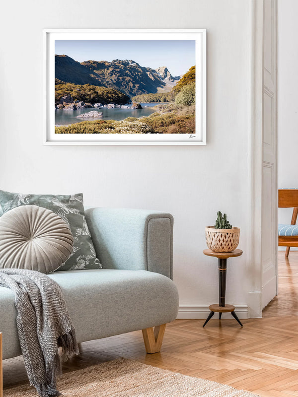 Lake Mackenzie – New Zealand Wall Art Print
