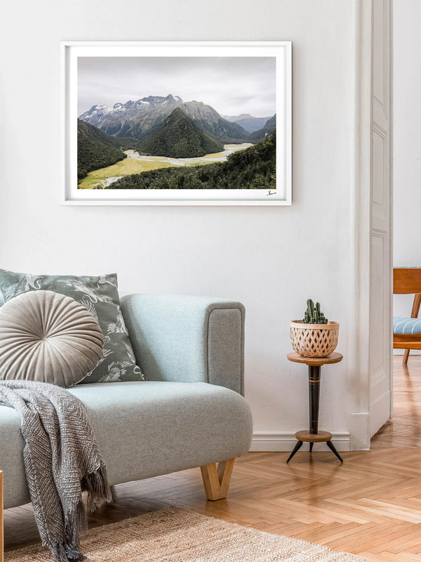 Routeburn Flats 01 – New Zealand Wall Art Print