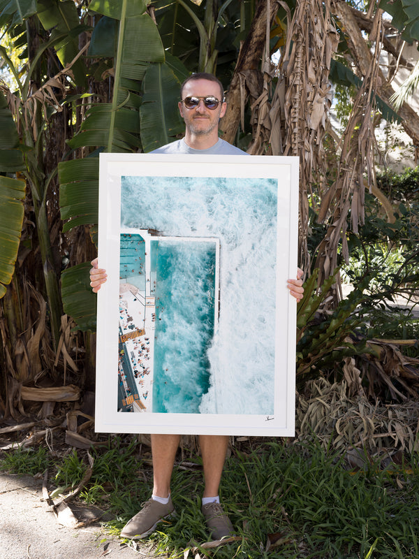 Bondi Icebergs Wipe Out 02 - Wall Art Print